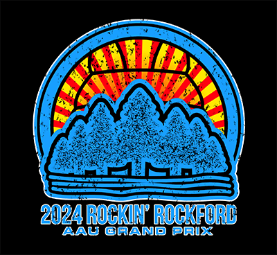 2024 Rockin' Rockford AAU Grand Prix logo
